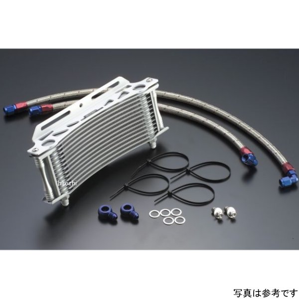 AC14037213B ACTIVE アクティブ オイルクーラーキット ACTIVEビッグラジ用 ラウンド#6 9-13R GPZ750R、GPZ900R ブラック仕様