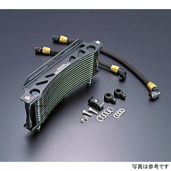 AC14037610B ACTIVE アクティブ オイルクーラーキット ラウンド #6 9-10R GPZ750R、GPZ900R ブラック仕様