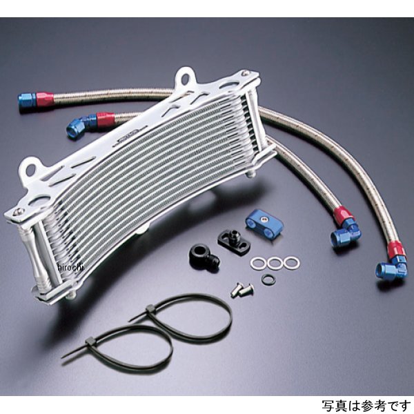 AC14038416B ACTIVE アクティブ オイルクーラーキット ラウンド #6 11-16R ゼファー1100、ゼファー1100RS ブラック仕様
