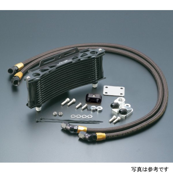 AC14038810B ACTIVE アクティブ オイルクーラーキット 下出し/ラウンド#8 9-10R  Z1000R、Z1000J ブラック仕様