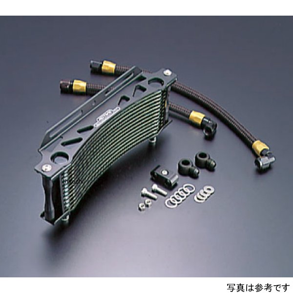 AC14038913B ACTIVE アクティブ オイルクーラーキット ラウンド #6 11-13R GPZ750R、GPZ900R ブラック仕様