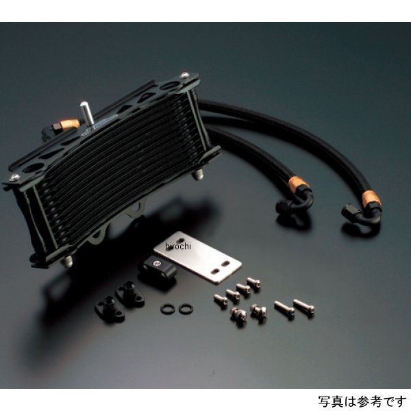 AC14043613BC アクティブ オイルクーラーキット サーモ対応 サイド廻し/ラウンド#6 9-13R XJR400、XJR400R ブラック仕様