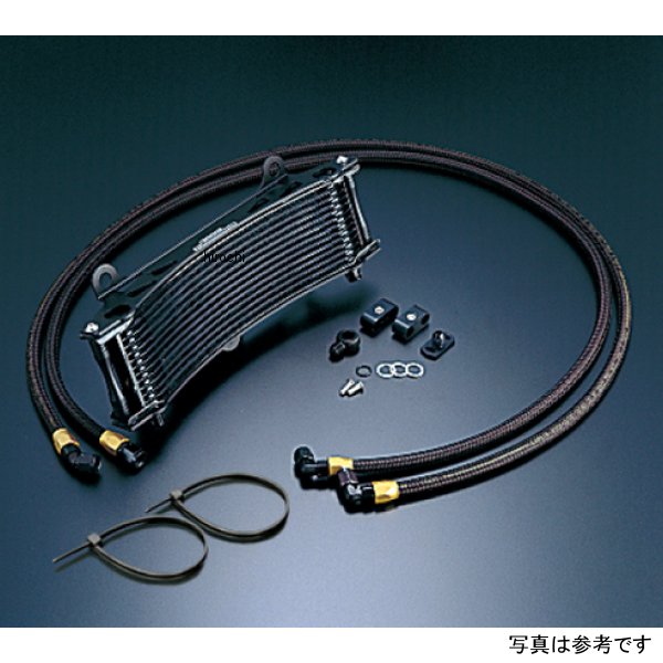 AC14048413B ACTIVE アクティブ オイルクーラーキット サイド廻し/ラウンド#6 11-13R  ゼファー1100、ゼファー1100RS ブラック仕様