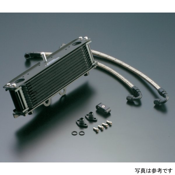 AC14053613BC アクティブ オイルクーラーキット サーモ対応 ストレート #6 9-13R 93年-96年 XJR400、95年-07年 XJR400R ブラック仕様