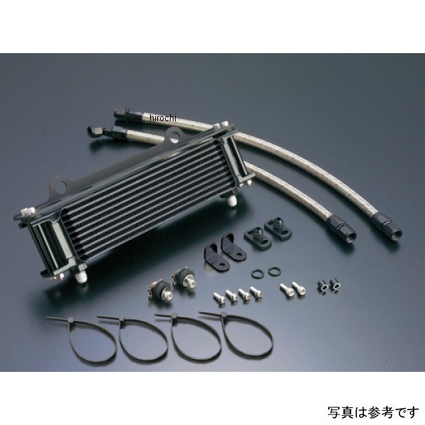 AC14057320B ACTIVE アクティブ オイルクーラーキット 上出し/ストレート #6 9-10R 83年-85年 GPZ750、GPZ750F ブラック仕様