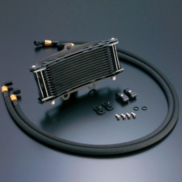 AC14057513BC ACTIVE アクティブ オイルクーラーキット サーモ対応 サイド廻し/ラウンド #6 9-13R  ゼファー750、ZR-7 ブラック仕様