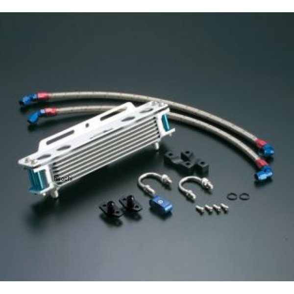 AC14051107 ACTIVE アクティブ オイルクーラーキット ストレート #6 9-7R CB900F、CB1100F シルバー