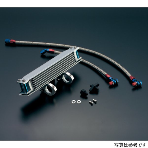 AC14053507 ACTIVE アクティブ オイルクーラーキット (横) ストレート #6 4.5-7R 17年以前  SR400、00年以前  SR500 シルバー
