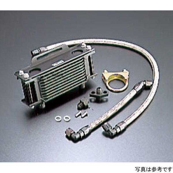AC14053510B ACTIVE アクティブ オイルクーラーキット (横) ストレート #6 4.5-10R 17年以前 SR400、00年以前 SR500 ブラック仕様