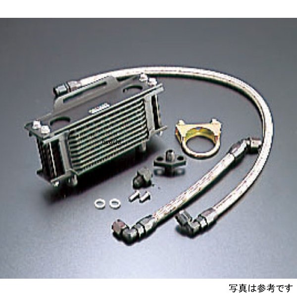 AC14054207B ACTIVE アクティブ オイルクーラーキット (縦) ストレート #6 9-7R 00年以前 SR500、09年以前 SR400 ブラック仕様