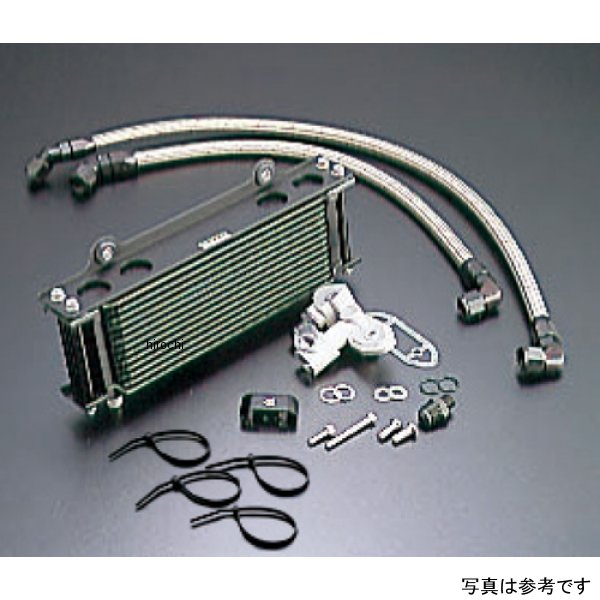 AC14055110BC ACTIVE アクティブ オイルクーラーキット サーモ対応 サイド廻し/ストレート #8 9-10R 93年  GSX1100S ブラック仕様