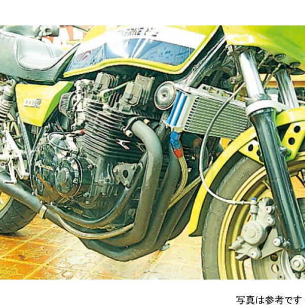 AC14057313C ACTIVE アクティブ オイルクーラーキット サーモ対応 サイド廻し/ストレート #8 9-13R  Z1000R、Z1000J シルバー