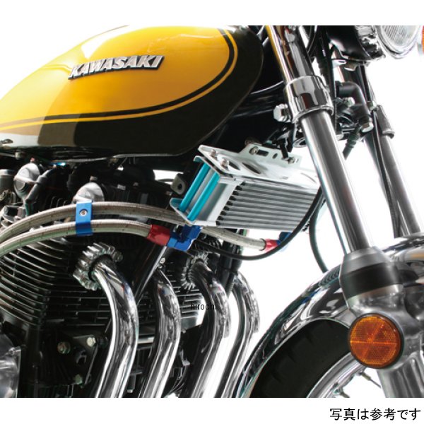 AC14057410C ACTIVE アクティブ オイルクーラーキット サーモ対応 ストレート #8 9-10R  Z1、Z2、Z750FX-1、Z1000MK2 シルバー