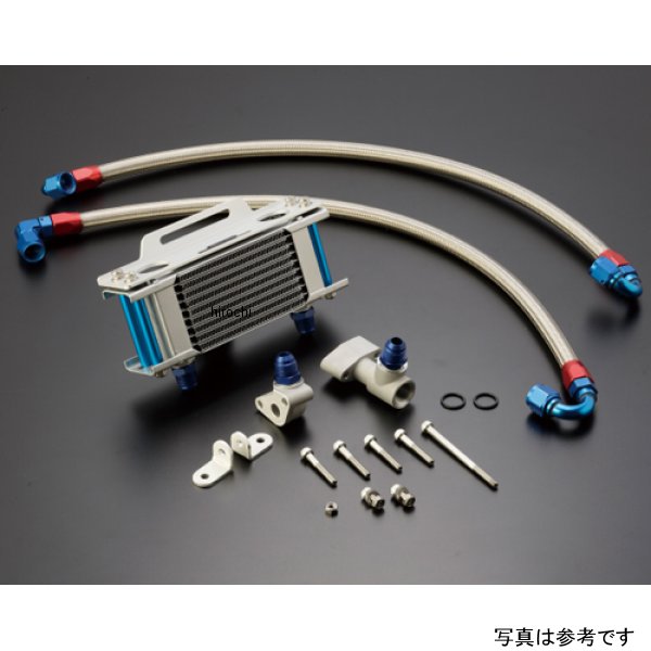 AC14057710 アクティブ オイルクーラーキット上廻し前/ストレート #8 4.5-10R 耐熱ホースカバー Z1、Z2 等 シルバー