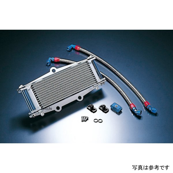 AC14057810C アクティブ オイルクーラーキット サーモ対応 ストレート #6 9-10R ゼファー400、ゼファーX、ゼファー750、ZR-7 シルバー