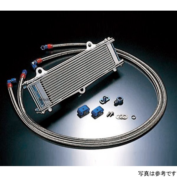 AC14068413BC アクティブ オイルクーラーキット サーモ対応 サイド廻し/ストレート #6 12-13R ゼファー1100 ブラック仕様