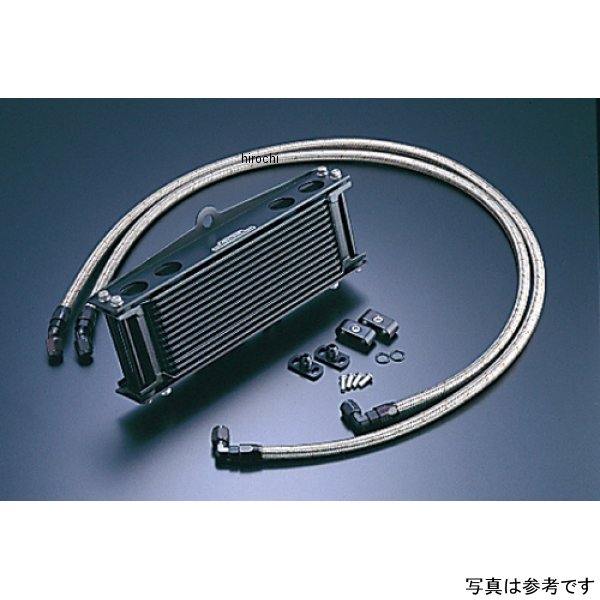 AC14077813BC ACTIVE アクティブ オイルクーラーキット サーモ対応 サイド廻し/ストレート #6 9-13R  ゼファー750、ZR-7 ブラック仕様