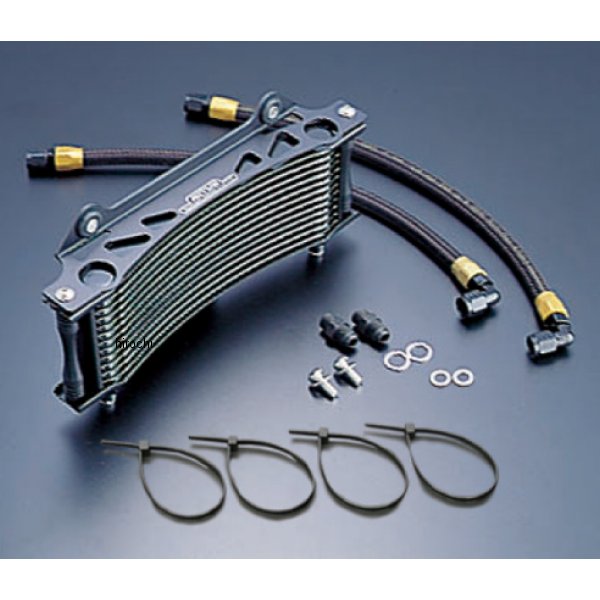 AC14035913B ACTIVE アクティブ オイルクーラーキット ラウンド #8 9-13R 94年以降  GSX1100S ブラック仕様