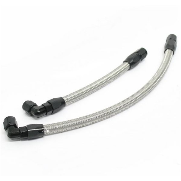 AC14051206B ACTIVE アクティブ オイルクーラーホースセット ストレート #6 9-7R  CB750F、CB900F、CB1100F ブラック仕様