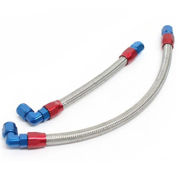 AC14055225C ACTIVE アクティブ オイルクーラーホースセット サーモ対応 サイド廻し/ストレート #6 9-10/9-13R GSX1100S シルバー