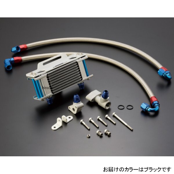 AC14057260B ACTIVE アクティブ オイルクーラーホースセット ストレート #8 4.5-10R  Z1、Z2、Z750FX-1、Z1000MK2 ブラック仕様