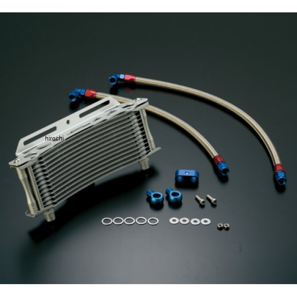 AC14038913 ACTIVE アクティブ オイルクーラーキット ラウンド #6 11-13R  GPZ750R、GPZ900R シルバー