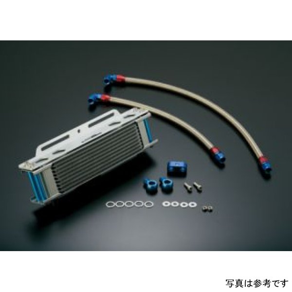AC14057613 ACTIVE アクティブ オイルクーラーキット ストレート #6 9-13R  GPZ750R、GPZ900R シルバー