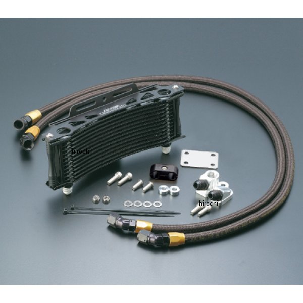 AC14038813B ACTIVE アクティブ オイルクーラーキット 下出し/ラウンド #8 9-13R  Z1000R、Z1000J ブラック仕様