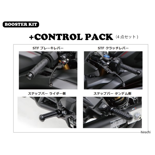 PAC20510003B アクティブ ACTIVE ブースターキット +コントロールPACK 23年 CBR250RR 黒