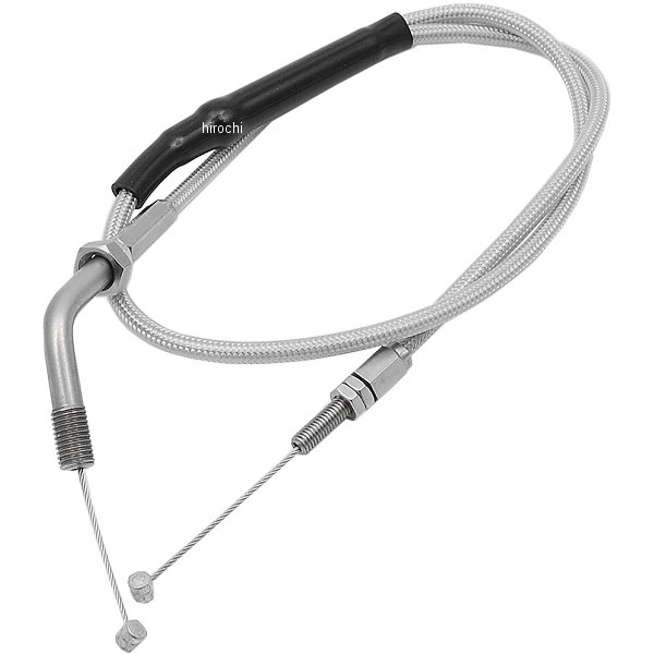 1060182 アクティブ ACTIVE アジャスタブルスロットルワイヤー タイプ3 汎用 800mm ステンレス/アウターメッシュ