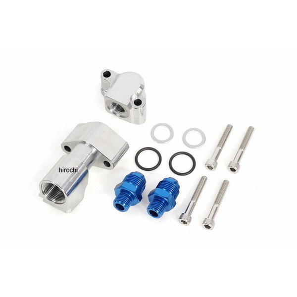 14057125 アクティブ ACTIVE オイルクーラー取り出しセット #8 カワサキ Z1/Z2 ブルー