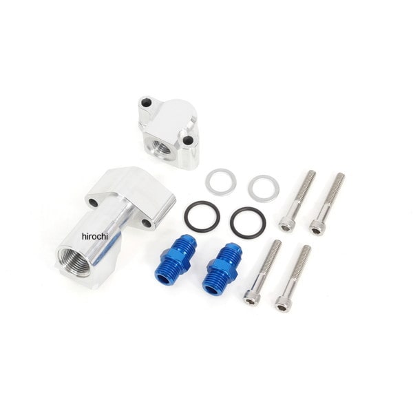 14057126 アクティブ ACTIVE オイルクーラー取り出しセット #6 カワサキ Z1/Z2 ブルー
