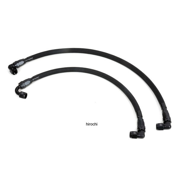 AC14039313BC アクティブ ACTIVE ラウンドオイルクーラーキット サーモ対応 #8 9-13R カワサキ Z1/Z2 ブラック