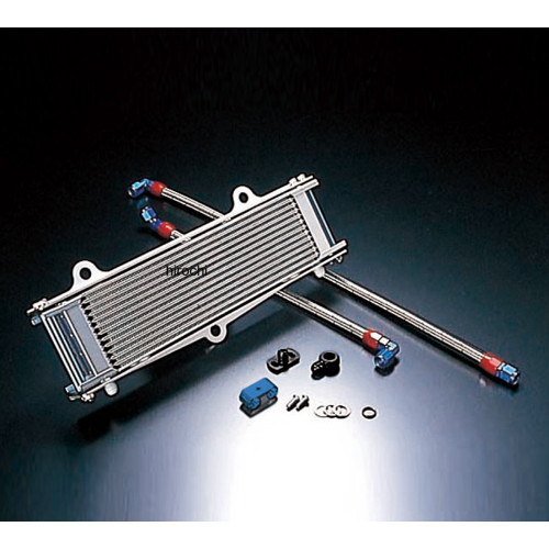 AC14067513 アクティブ ACTIVE ストレートオイルクーラーキット 上廻後ろ #8 9-13R カワサキ Z1/Z2 シルバー