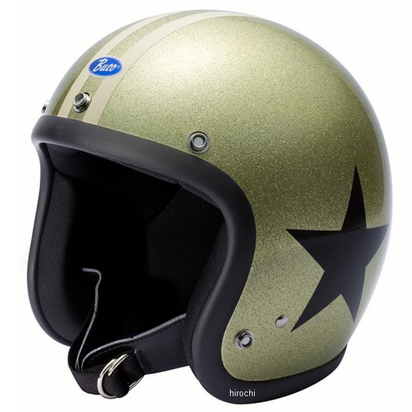 0107BBCAWO164 ブコ BUCO ジェットヘルメット ベビーブコ ワイルドワン ヴィンテージゴールド MLサイズ