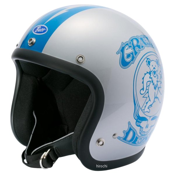 0107EBCGFD085 ブコ BUCO ジェットヘルメット エクストラブコ グレートフルデッドベア シルバー Lサイズ