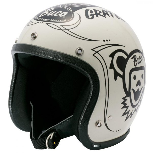 0107EBCGFD3015 ブコ BUCO ジェットヘルメット エクストラブコ グレートフルデッド'23 オーバーホワイト Lサイズ