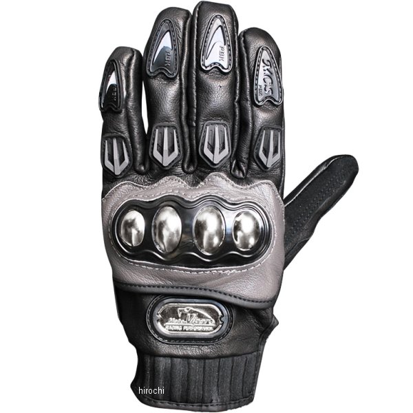 MV-71 モトバイパー Moto-Viper レザーグローブ 3シーズン グレー Mサイズ