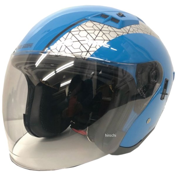 MP500 モトバイパー Moto-Viper ジェットヘルメット SABRE TYRRHENIAN 青 Lサイズ