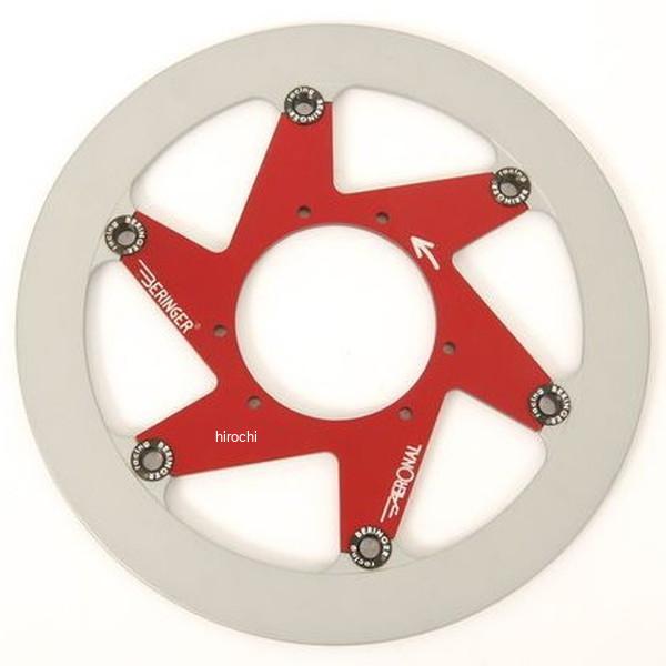 ベルリンガー BERINGER AERONALディスク ステンレス 右 レッド 01年-08年 カワサキ ZRX1200R