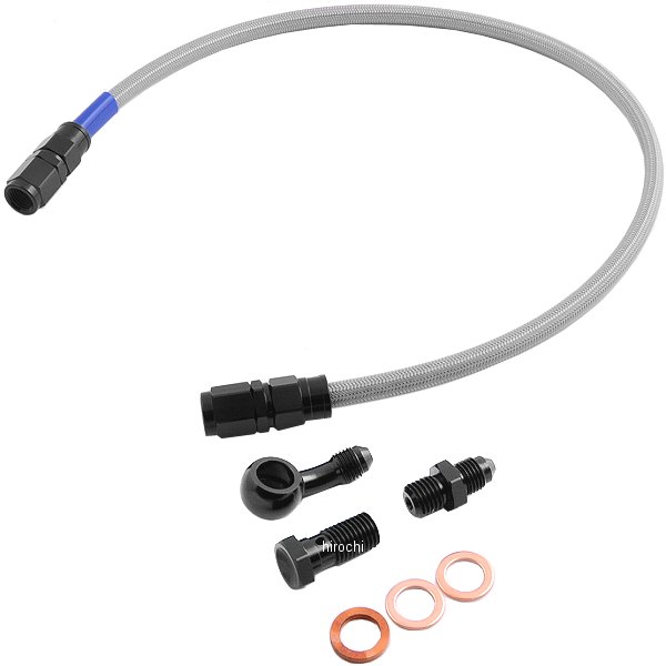 BAR301 スウェッジライン SWAGE-LINE リア ブレーキホースキット 00年-15年 XJR1300 黒 クリア