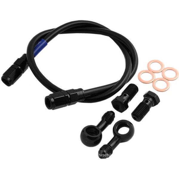 BARB201 スウェッジライン SWAGE-LINE リア ブレーキホースキット 93年-08年 VMAX1200 黒 スモーク