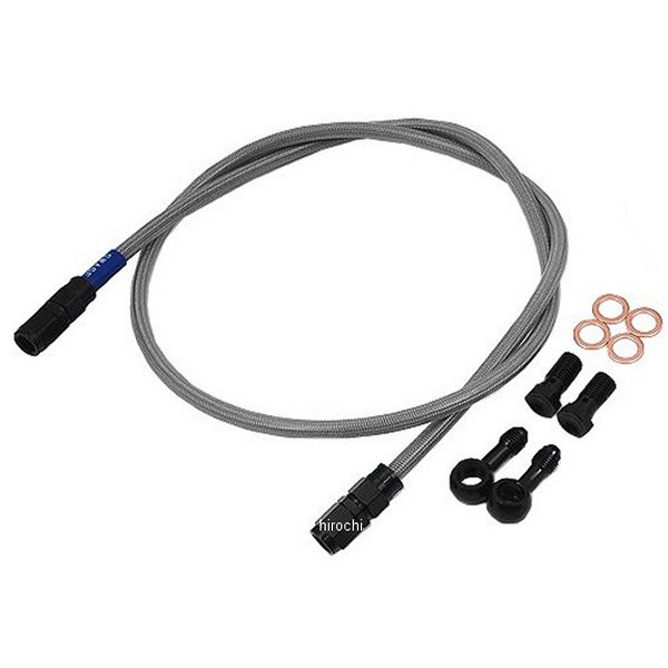 BAF321 スウェッジライン SWAGE-LINE フロント ブレーキホースキット 05年以降 セロー XT250 黒 クリア