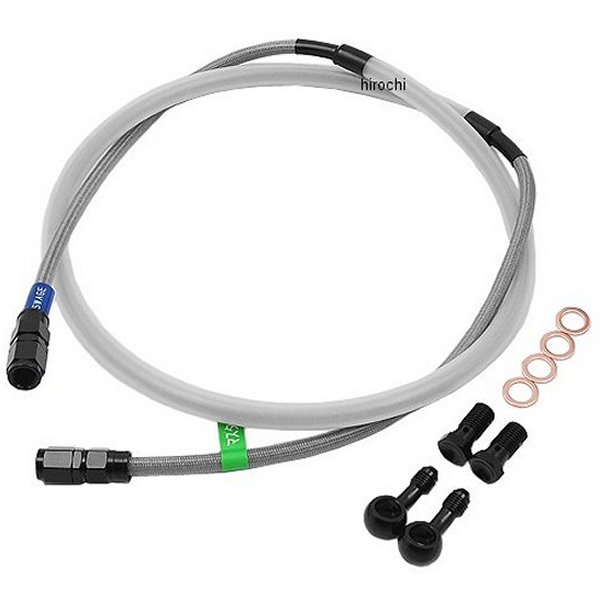 BAF331 スウェッジライン SWAGE-LINE フロント ブレーキホースキット 07年以降 WR250R、WR250X 黒 クリア