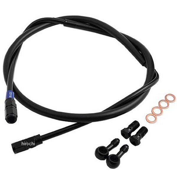 BAFB099 スウェッジライン SWAGE-LINE フロント ブレーキホースキット 91年-00年 XR600R 黒 スモーク