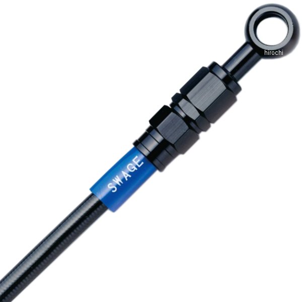 BAFB148 スウェッジライン SWAGE-LINE フロント ブレーキホースキット 04年-10年 CBR125R 黒 スモーク