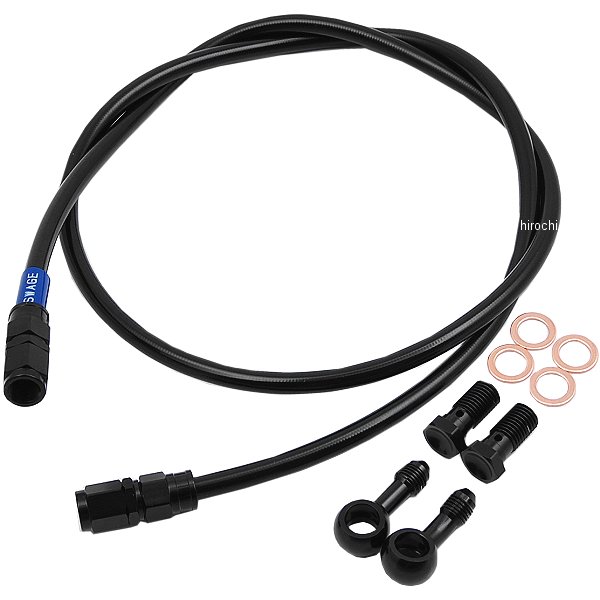 BACB661 スウェッジライン SWAGE-LINE クラッチホースキット 93年-01年 ZZR1100 黒 スモーク