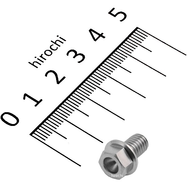 ZT03-0610 ジータ ZETA チタンフランジボルト 汎用 スタンダード M6 P1.0 10mm 1本入り