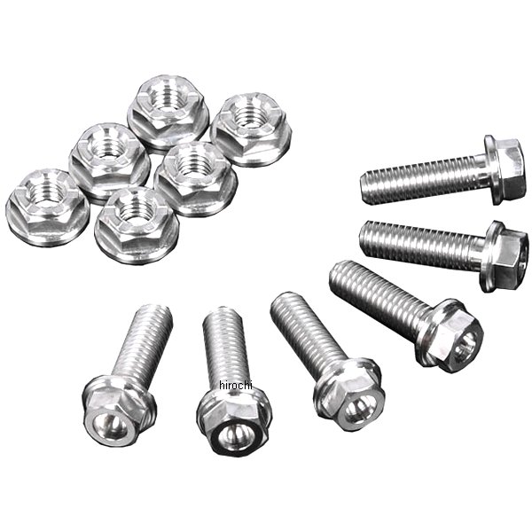 ZT31-5616 ジータ ZETA チタンブレーキディスクボルト フランジボルト φ6-M6X20 6本入り