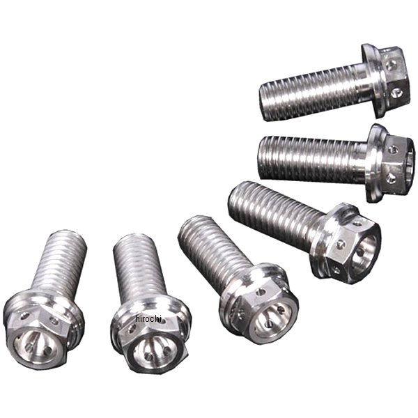 ZT31-4826 ジータ ZETA チタンブレーキディスクボルト フランジボルト φ8-M8X20 6本入り